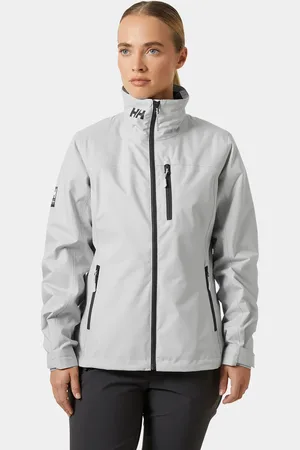 Helly Hansen Dam Crew Mellanlager Seglarjacka 2.0 Grå 5XL