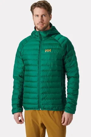 Helly Hansen Herr Banff Vindjacka Med Huva Grön 2XL