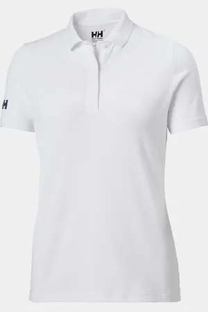 Helly Hansen Dam Crew Technical Navy Polotröja Vit L