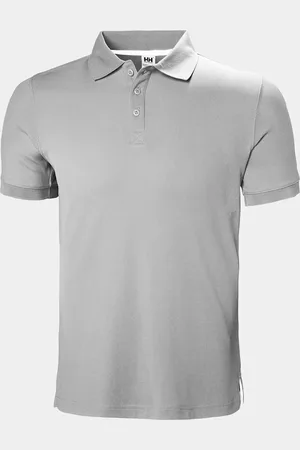 Helly Hansen Herr Crewline Snabbtorkande Polotröja Grå 2XL