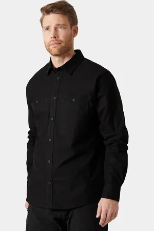 Helly Hansen Herr Organic Flanell Bomullströja Grå 2XL