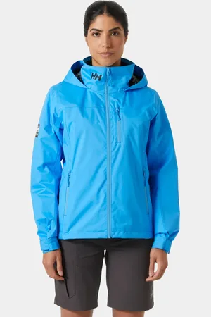 Helly Hansen Dam Crew Mellanlager Seglarjacka Med Huva 2.0 Blå L