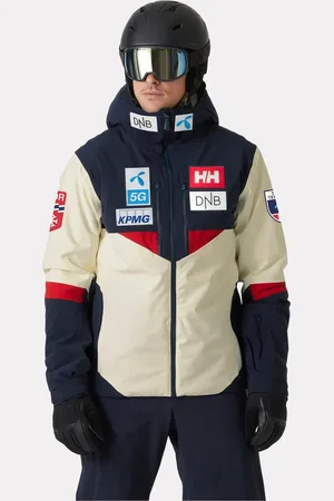 Helly Hansen Herr Kvitfjell Race Fodrad Skidjacka Marinblå L
