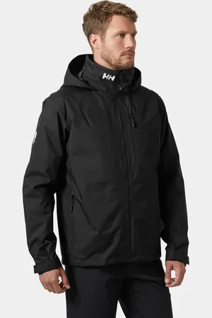 Helly Hansen Herr Crew Mellanlager Seglarjacka M Huva 2.0 Svart 2XL