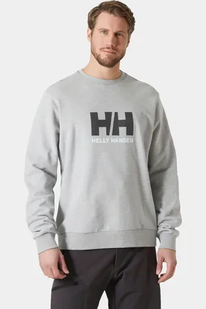 Helly Hansen Herr HH Logo Crew Tröja Grå 2XL