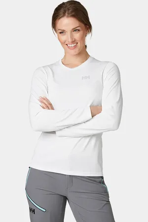 Helly Hansen Dam HH Lifa Active Solen Långärmat Baslager Vit L