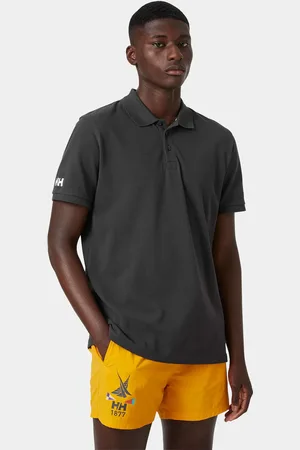 Helly Hansen Herr Crew Piké Snabbtorkande Polotröja Grå 2XL
