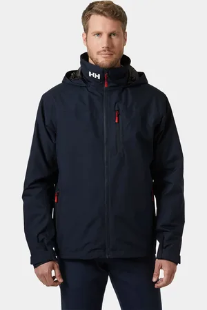 Helly Hansen Herr Crew Mellanlager Seglarjacka M Huva 2.0 Marinblå 2XL