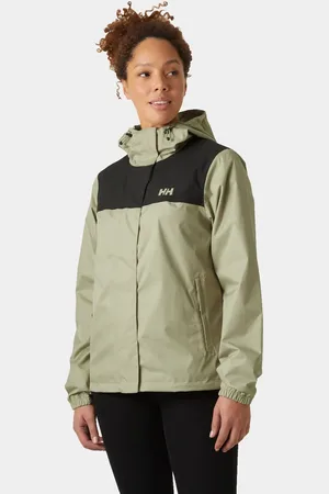 Helly Hansen Dam Vancouver Regnjacka Grön L
