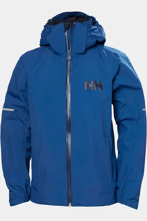Helly Hansen Junior Loen Regnjacka Blå 140/10