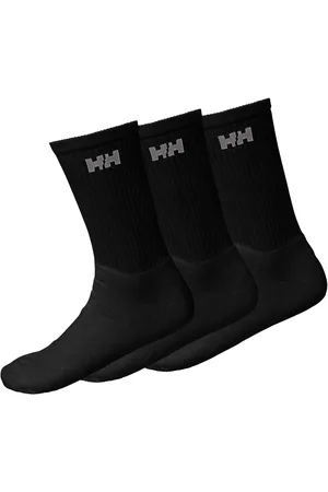 Helly Hansen 3-pack Hållbara Bomullsstrumpor Svart 35-38