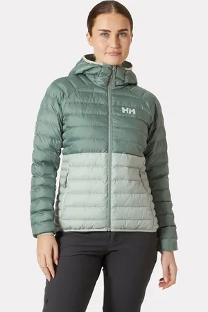 Helly Hansen Dam Banff Vindjacka Med Huva Grön L