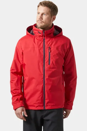 Helly Hansen Herr Crew Mellanlager Seglarjacka M Huva 2.0 Röd 2XL