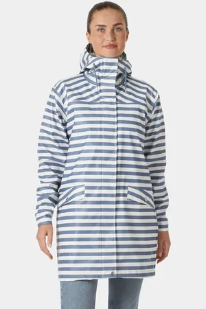 Helly Hansen Dam Moss Vattentät Regnjacka Marinblå L