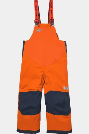 Helly Hansen Barn Rider 2 Vattentäta Hängselbyxor Orange 140/10