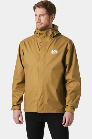 Helly Hansen Herr Seven J Outdoor Regnjacka Brun 2XL