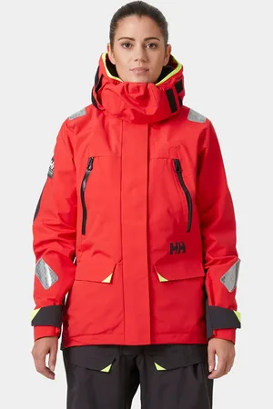 Helly Hansen Dam Skagen Offshore Seglarjacka Röd L