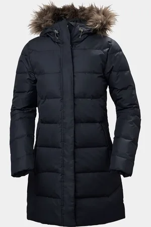 Helly Hansen Dam Aden Colder Days Lång Dunparkas Marinblå L