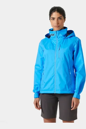 Helly Hansen Dam Crew Seglarjacka Med Huva 2.0 Blå L