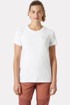 Helly Hansen Dam Skog T-shirt I Återvunnen Polyester Vit L