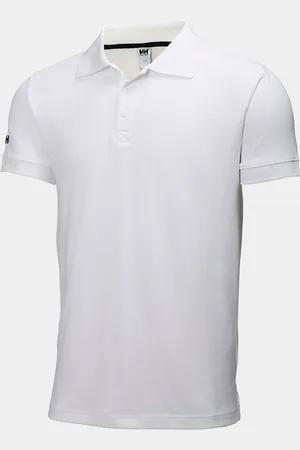 Helly Hansen Herr Crewline Snabbtorkande Polotröja Vit XL