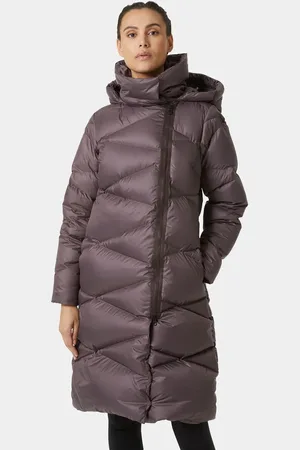 Helly Hansen Dam Tundra Warm Lättviktig Lång Dunkappa Grå L