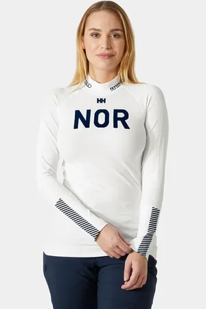 Helly Hansen Herr HH Lifa Seamless Skidracing Baslager Vit XL