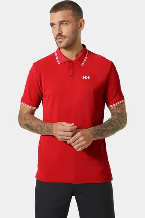 Helly Hansen Herr Kos Marine Snabbtorkande Polotröja Röd 2XL