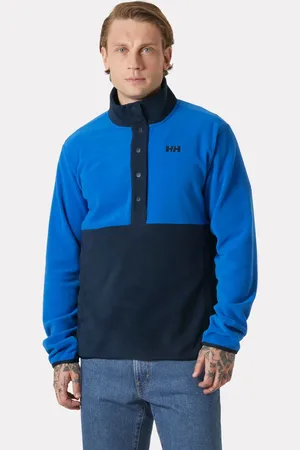 Helly Hansen Herr Daybreaker Snap Pullover Blå 2XL