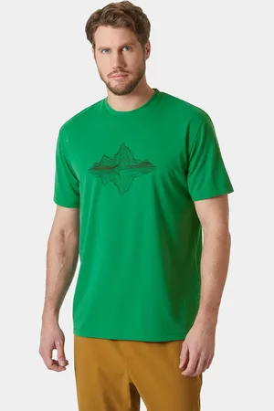 Helly Hansen Herr Skog T-shirt I Återvunnen Polyester Grön 2XL