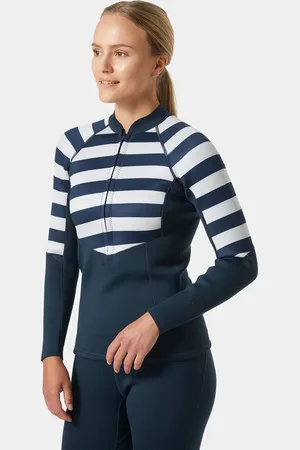 Helly Hansen Dam Waterwear Jacka Med 1/2 Dragkedja Marinblå L