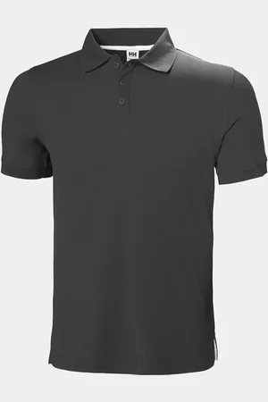 Helly Hansen Herr Crewline Snabbtorkande Polotröja Svart 2XL