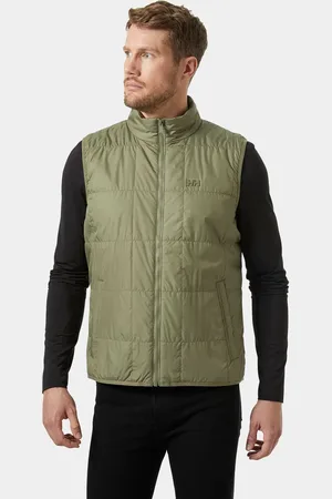 Helly Hansen Herr Vika Light Fodrad Väst Grön 2XL