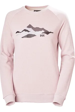 Helly Hansen Dam F2f Crew Neck Tröja I Organiskt Bomull Rosa L