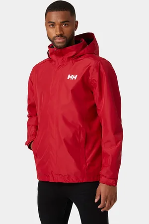 Helly Hansen Herr Dubliner Shell Regnjacka Röd L