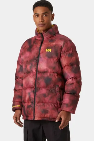 Helly Hansen Herr Yu 23 Puffer Vändbar Fodrad Jacka Lila 2XL