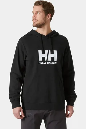 Helly Hansen Herr HH Logo Luvtröja/munktröja Svart 2XL