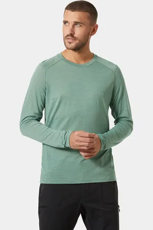 Helly Hansen Herr HH Durawool Crew Långärmad Tröja Grön 2XL