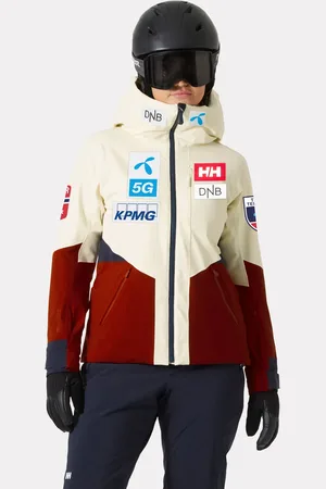 Helly Hansen Dam Kvitfjell Race Fodrad Skidjacka Marinblå L