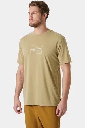 Helly Hansen Herr Skog T-shirt I Återvunnen Polyester Beige 2XL