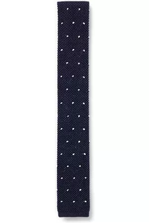 HUGO BOSS Man Slipsar - Knitted-silk tie with dot pattern