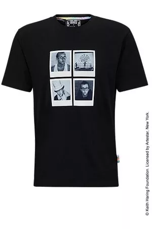 HUGO BOSS Man T-shirts - X Keith Haring T-shirt with photographic artwork