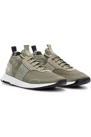 HUGO BOSS Man Sneakers - Sock trainers with REPREVE® uppers