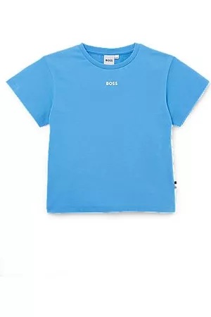 HUGO BOSS Pojke Kortärmade t-shirts - Kids' T-shirt in cotton jersey with printed logo