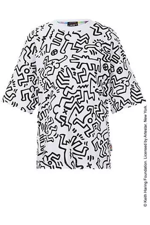 HUGO BOSS Man T-shirts - X Keith Haring graphic T-shirt in cotton jersey