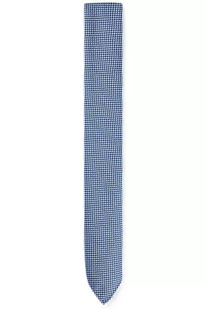 HUGO BOSS Man Slipsar - Micro-patterned tie in recycled fabric