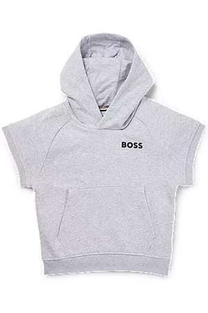 HUGO BOSS Pojke Hoodies - Kids' short-sleeved hoodie with logo detail