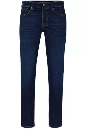 HUGO BOSS Man Slim jeans - Slim-fit jeans in blue super-stretch denim