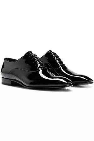 HUGO BOSS Man Fodrade skor - Leather Oxford shoes with leather lining