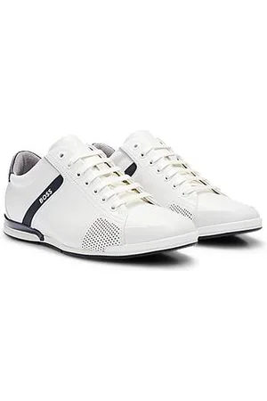 HUGO BOSS Leather trainers with odour-control lining